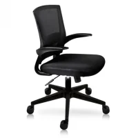 SILLA EJECUTIVA MODELO SAMOS BAJO COLOR NEGRO