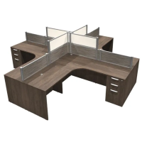 Módulo de trabajo para 4 personas Ofitodo Comercializadora