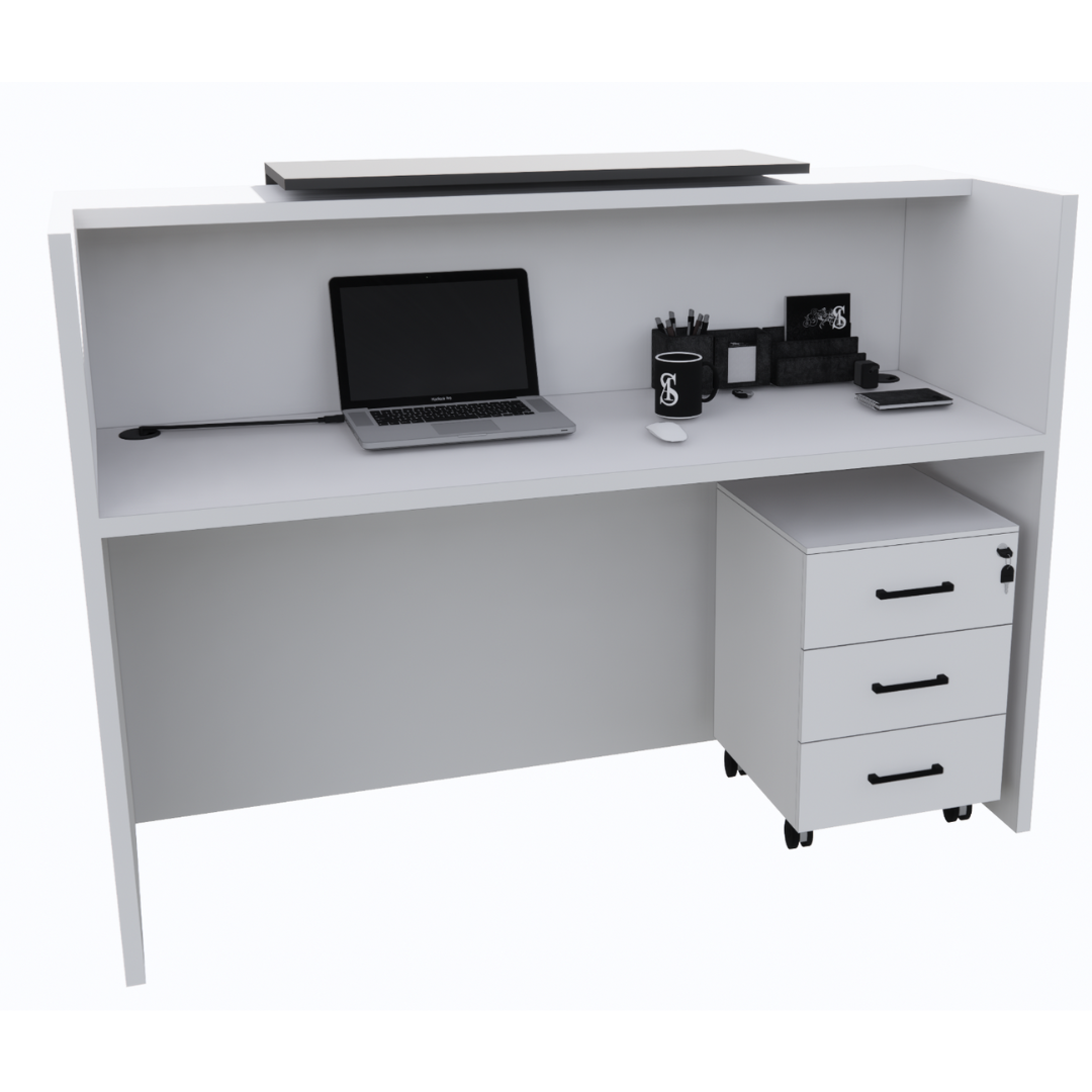 Recepción blanca Recepción Elegante | Ofitodo Comercializadora | Mobiliario para Oficina