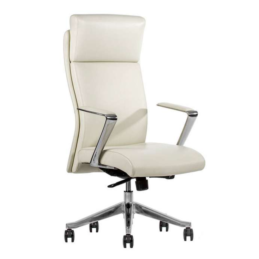 SILLA DIRECTIVA MODELO CEO RESPALDO ALTO BLANCA
