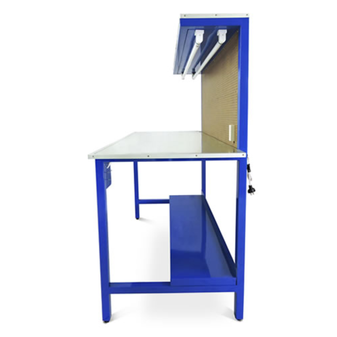 Mesa de trabajo industrial - lateral