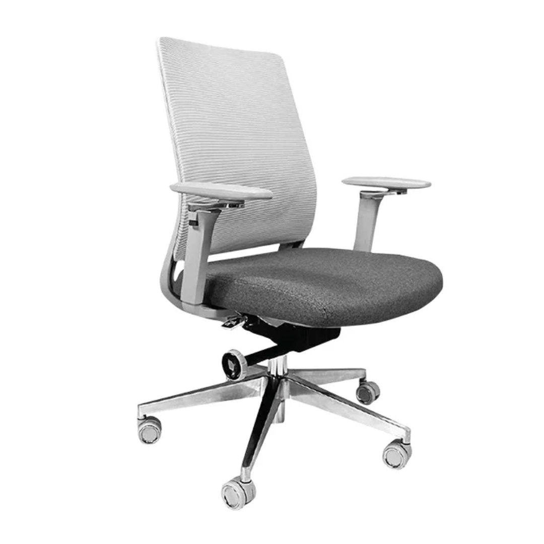 SILLA OPERATIVA MODELO ALFA COLOR GRIS