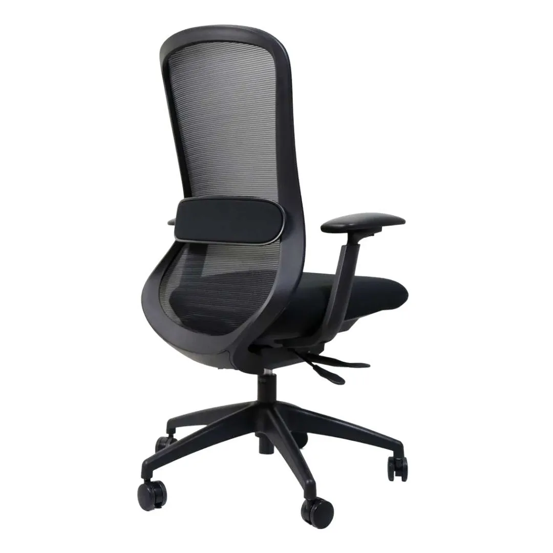 Silla Londres negro bajo