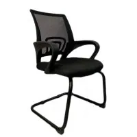 SILLA DE VISITA MODELO BLACK JACK COLOR NEGRO