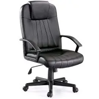 SILLA  EJECUTIVA MODELO PABLO ALTO COLOR NEGRO