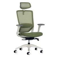 SILLA EJECUTIVA MODELO SENSE WHITE RESPALDO ALTO