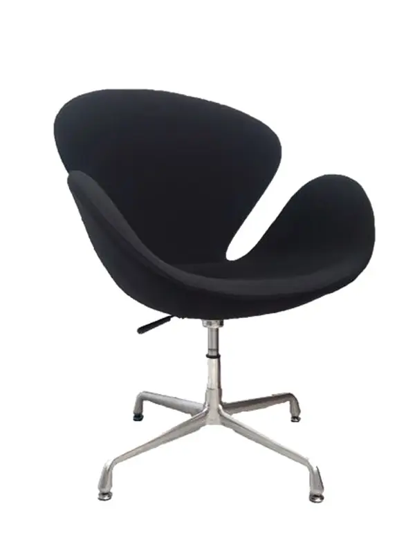 SILLÓN DE VISITA TIPO SWAM COLOR NEGRO