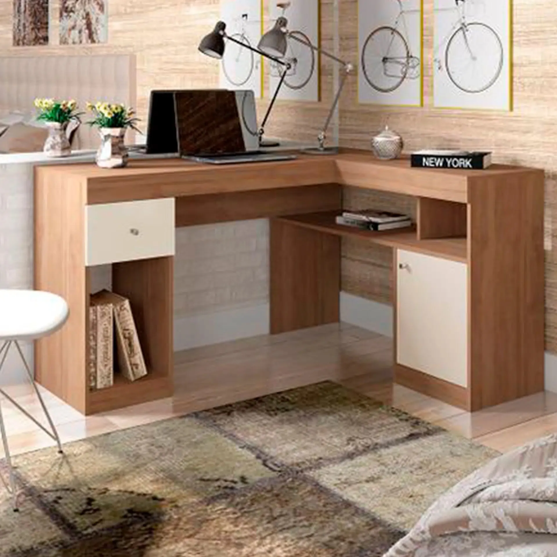 ESCRITORIO HOME OFFICE MODELO NILO