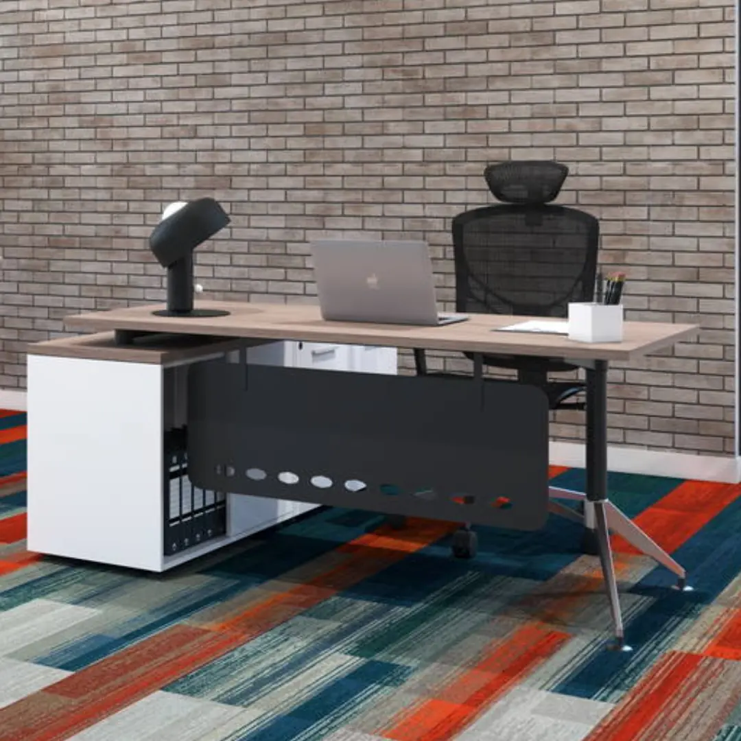 ESCRITORIO EJECUTIVO CHROME MODELO OF-CHOE217