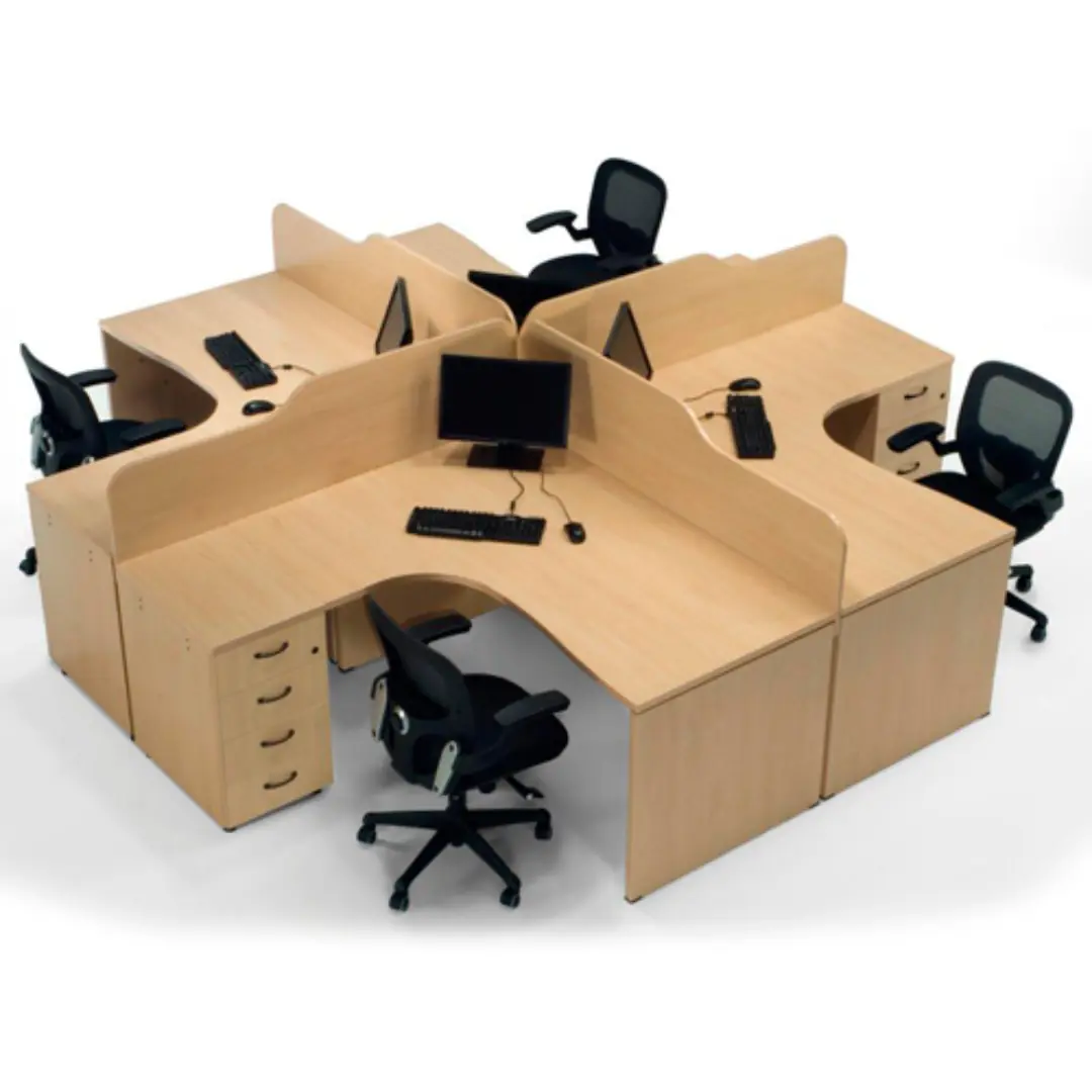 estación de trabajo Estación de trabajo para 4 personas Ofitodo Comercializadora